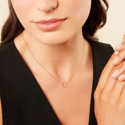 Histoire d'Or Collier Peytone Argent Doré