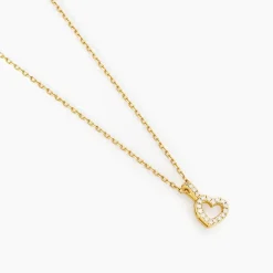 Histoire d'Or Collier Phanie Argent Jaune Oxyde De Zirconium