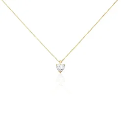 Histoire d'Or Collier Plaqué Or Caner Oxydes De Zirconium