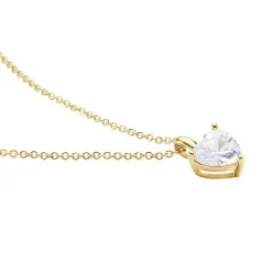 Histoire d'Or Collier Plaqué Or Caner Oxydes De Zirconium