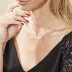 Histoire d'Or Collier Plaqué Or Larraso Oxydes De Zirconium