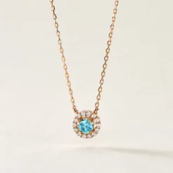 Histoire d'Or Collier Plaqué Or Radbod Pierre Artificielle Oxydes De Zirconium