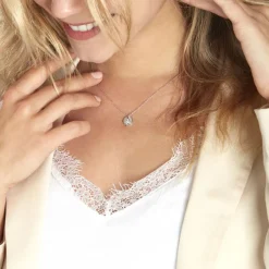 Histoire d'Or Collier Pluton Argent Blanc Oxyde De Zirconium