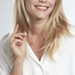 Histoire d'Or Collier Poeae Plaqué Or Jaune Oxyde De Zirconium