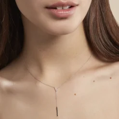 Histoire d'Or Collier Rachel Or Blanc Diamant