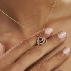 Histoire d'Or Collier Rama Or Tricolore Oxyde De Zirconium