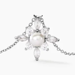 Histoire d'Or Collier Rhoda Argent Blanc Perle De Culture Oxyde De Zirconium