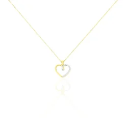 Histoire d'Or Collier Rhodia Or Jaune Diamant