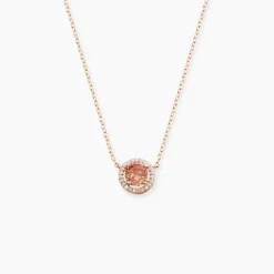 Histoire d'Or Collier Rio Copacabana Argent Rose Oxyde De Zirconium