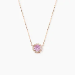 Collier Rio Copacabana Argent Rose Oxyde De Zirconium-Histoire d'Or Clearance