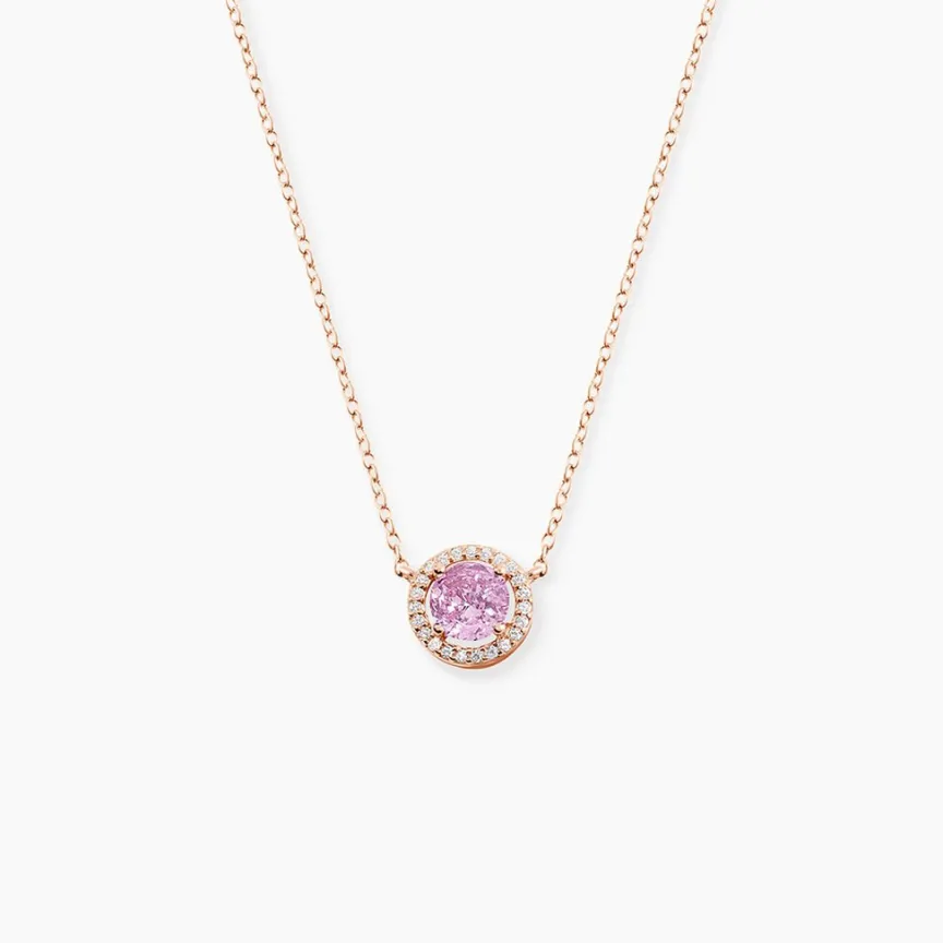 Collier Rio Copacabana Argent Rose Oxyde De Zirconium-Histoire d'Or Clearance