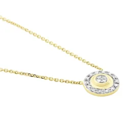 Histoire d'Or Collier Rosangela Or Bicolore Diamant Blanc