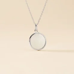Histoire d'Or Collier Saül Argent Blanc Nacre