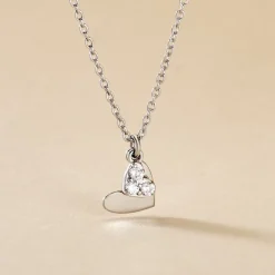 Histoire d'Or Collier Salli Argent Blanc Oxyde De Zirconium