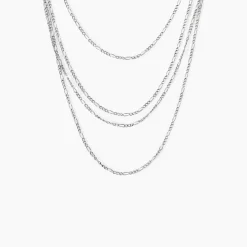 Histoire d'Or Collier Santoline Argent Blanc