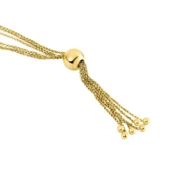 Histoire d'Or Collier Sautoir Acier Doré Nanaia