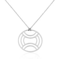 Histoire d'Or Collier Sautoir Japan Acier Blanc