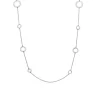Histoire d'Or Collier Sautoir Paquito Argent Blanc