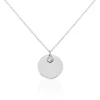 Histoire d'Or Collier Sautoir Paula Argent Blanc Oxyde De Zirconium
