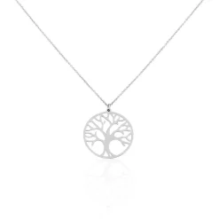 Histoire d'Or Collier Sautoir Philana Argent Blanc