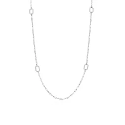 Histoire d'Or Collier Sautoir Soho Argent Blanc