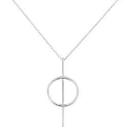 Histoire d'Or Collier Sautoir Timie Acier Blanc