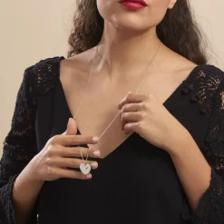 Histoire d'Or Collier Sautoir Ylla Argent Blanc Oxyde De Zirconium