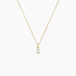 Histoire d'Or Collier Serenya Or Jaune Diamant Synthétique