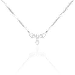 Histoire d'Or Collier Sevinc Argent Blanc