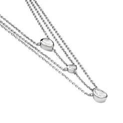 Histoire d'Or Collier Shanene Argent Blanc Oxyde De Zirconium