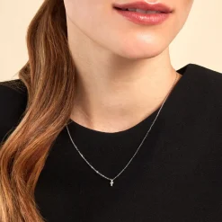 Histoire d'Or Collier Siem Argent Blanc Oxyde De Zirconium