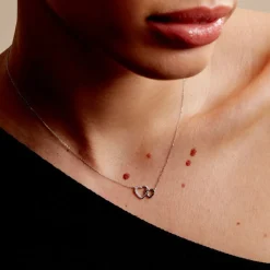 Histoire d'Or Collier Silana Or Blanc Diamant