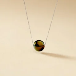 Histoire d'Or Collier Sissy Or Blanc Perle De Culture De Tahiti