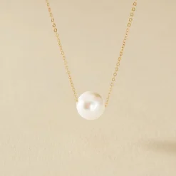 Histoire d'Or Collier Sissy Or Jaune Perle De Culture