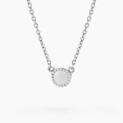 Histoire d'Or Collier Sixties Argent Blanc