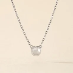Histoire d'Or Collier Sixties Argent Blanc
