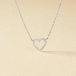 Histoire d'Or Collier Sloanne Or Blanc Diamant