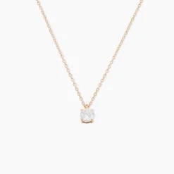 Collier Solitaire Argent Rose Lylwenn Oxyde De Zirconium-Histoire d'Or Online
