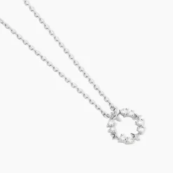 Histoire d'Or Collier Sueda Argent Blanc Oxyde De Zirconium