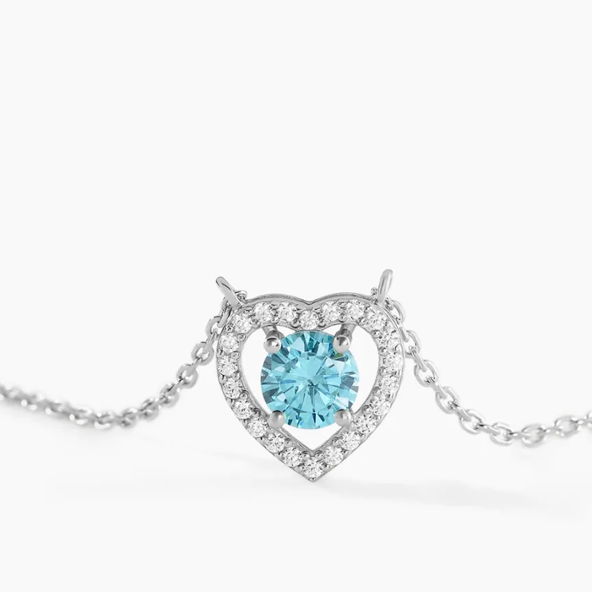 Collier Suzon Argent Blanc Oxyde De Zirconium-Histoire d'Or Online