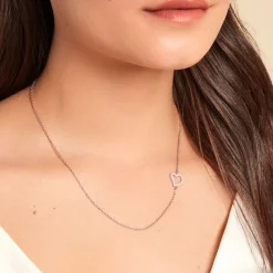 Histoire d'Or Collier Tahis Argent Blanc Oxyde De Zirconium