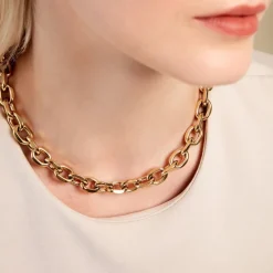 Histoire d'Or Collier Tariia Acier Jaune