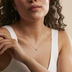 Histoire d'Or Collier Tatienne Argent Blanc