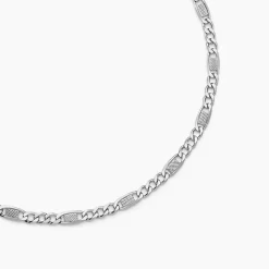 Histoire d'Or Collier Tavio Argent Blanc