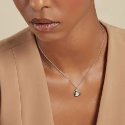 Histoire d'Or Collier Te Amo Argent Blanc