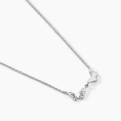 Histoire d'Or Collier Thecla Argent Blanc Oxyde De Zirconium
