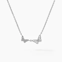 Histoire d'Or Collier Thecla Argent Blanc Oxyde De Zirconium