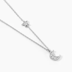 Histoire d'Or Collier Theoline Argent Blanc Oxyde De Zirconium
