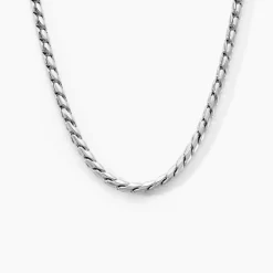 Histoire d'Or Collier Thies Acier Blanc