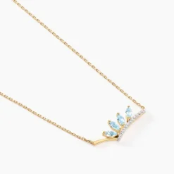 Collier Tiara Or Jaune Topaze Oxyde De Zirconium-Histoire d'Or Best